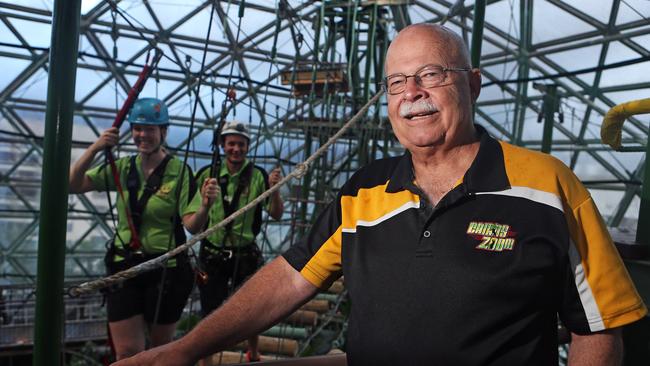 Charles Woodward at the Cairns Zoom wildlife dome in 2013.