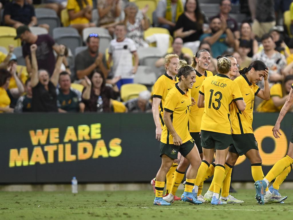 The Matildas return to Queensland in September. Picture: Ian Hitchcock/Getty Images