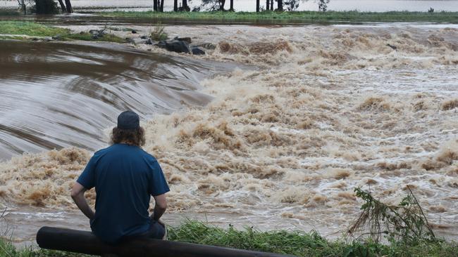 Oxenford Weir on Tuesday. Picture: Glenn Hampson