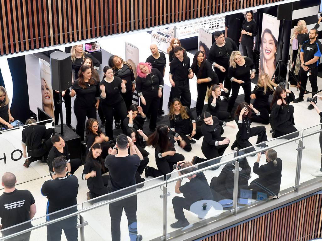 More than 2000 line up at the opening of Sephora Indooroopilly. Picture: John Gass