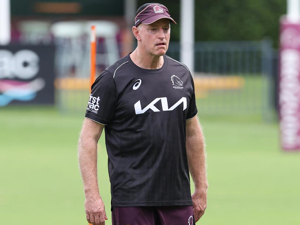 Broncos coach Michael Maguire pushed for Mam to get a taste of the daily grind on a building site. Picture: Adam Head