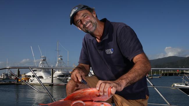 Nick Kelly, Owner/Skipper at Cairns Reef Fishing, believes it is a great time to be experiencing the GBR in any way. Picture: Anna Rogers