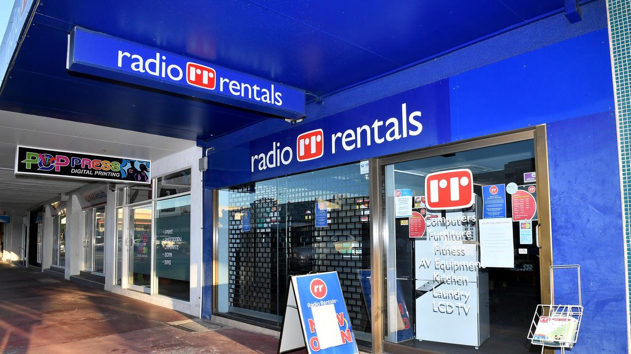 Radio Rentals stores will not reopen. Picture: Tony Martin