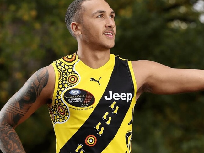 Richmond 2020 Sir Doug Nicholls Indigenous Round jumper.