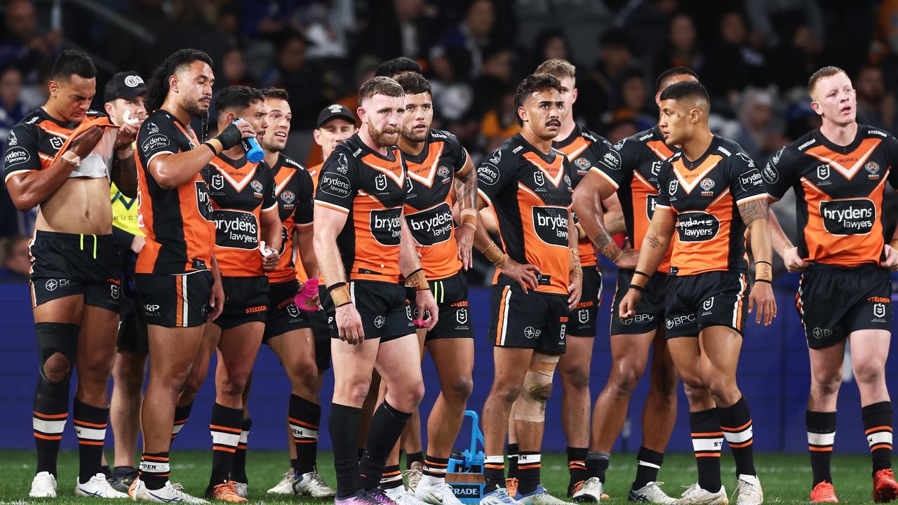 Wests Tigers and the Warriors are equal favourites to finish last. Picture: Matt King/Getty Images