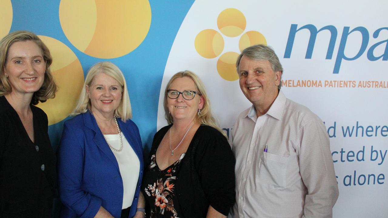 Melanoma Patients Australia CEO Victoria Beedle (left) has welcomed the grant. Picture: Supplied.