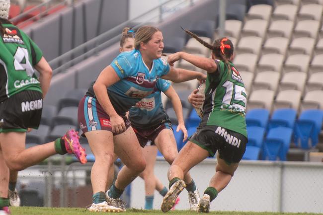Mackay Cutters vs Townsville Blackhawks Harvey Norman U17's Saturday 22 February 2025 Picture:Michaela Harlow