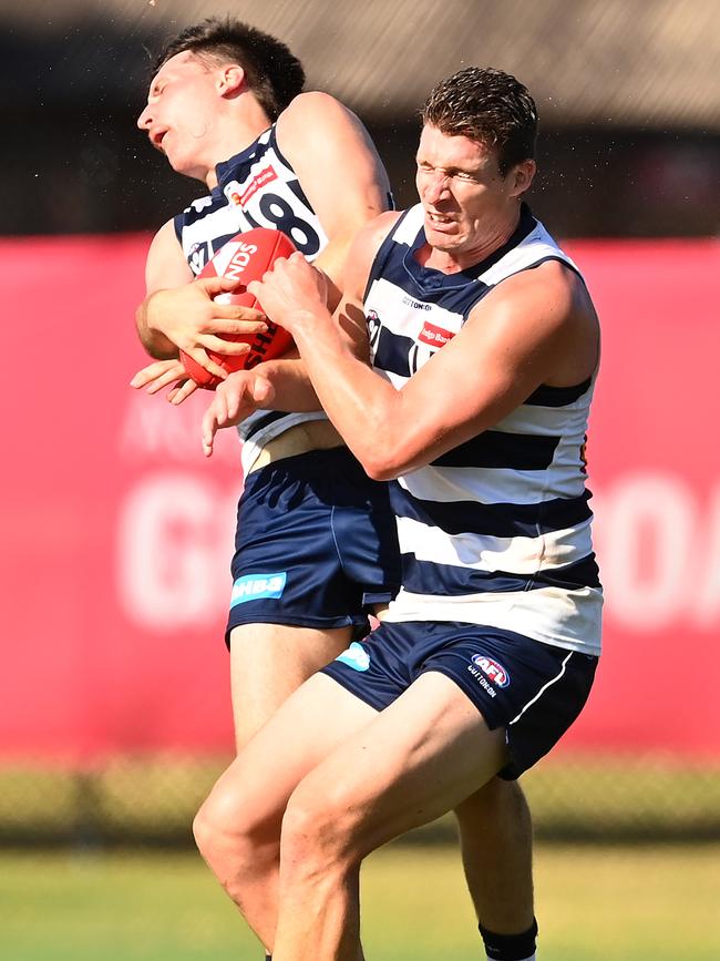 Josh Jenkins and Charlie Constable collide in a scratch match.