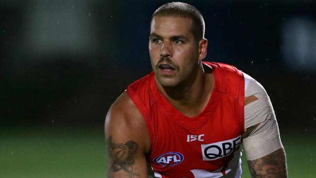 Could Lance Franklin kick more goals than Tony Lockett? Picture: Wayne Ludbey