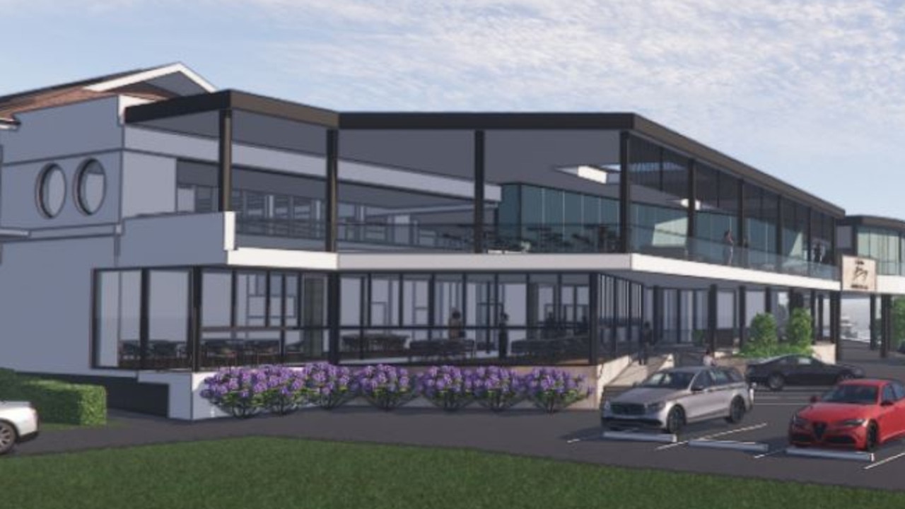 A concept design of the new-look St George Motor Boat Club, showing the restaurant.