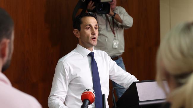 Leader of the Opposition David Crisafulli, Parliament House, Brisbane. Picture: Liam Kidston