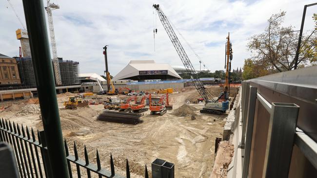 The project to rejuvenate Festival Plaza began back in 2012. Picture: Tait Schmaal