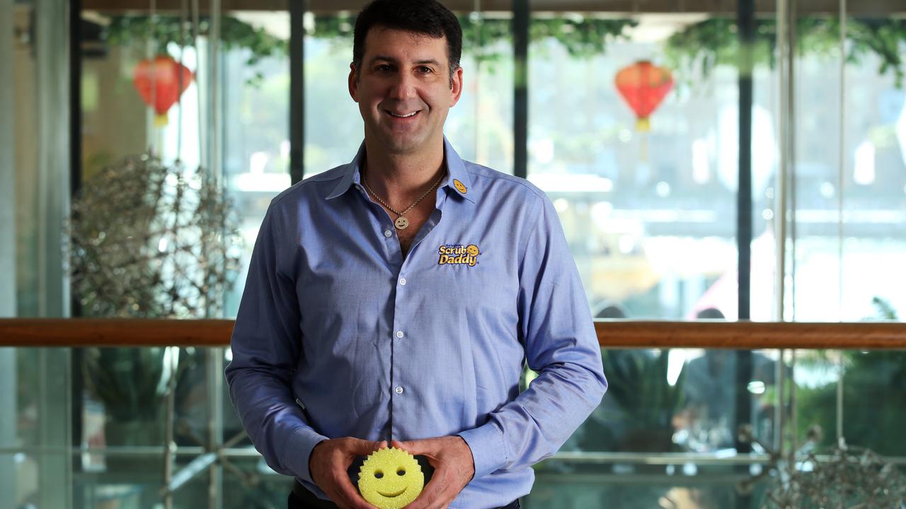 Aaron Krause, inventor and CEO of Scrub Daddy. Picture: Jane Dempster/The Australian