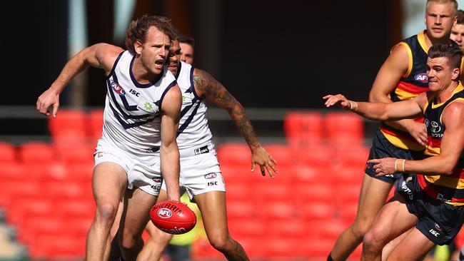 Dockers veteran David Mundy wants to go around again. Picture: Chris Hyde/Getty Images