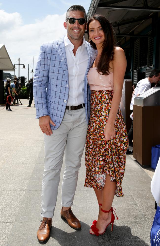 Braith Anasta and girlfriend Rachael Lee. Picture: Jonathan Ng