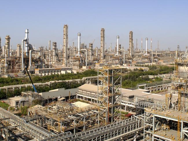 A refinery at Jamnagar, 400km west of Ahmedabad in India.