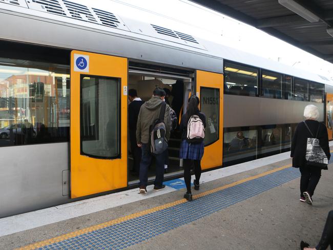 A man was stopped at Cabramatta Railway Station where he travelled to “look at pretty women.” Picture: Ian Svegovic.