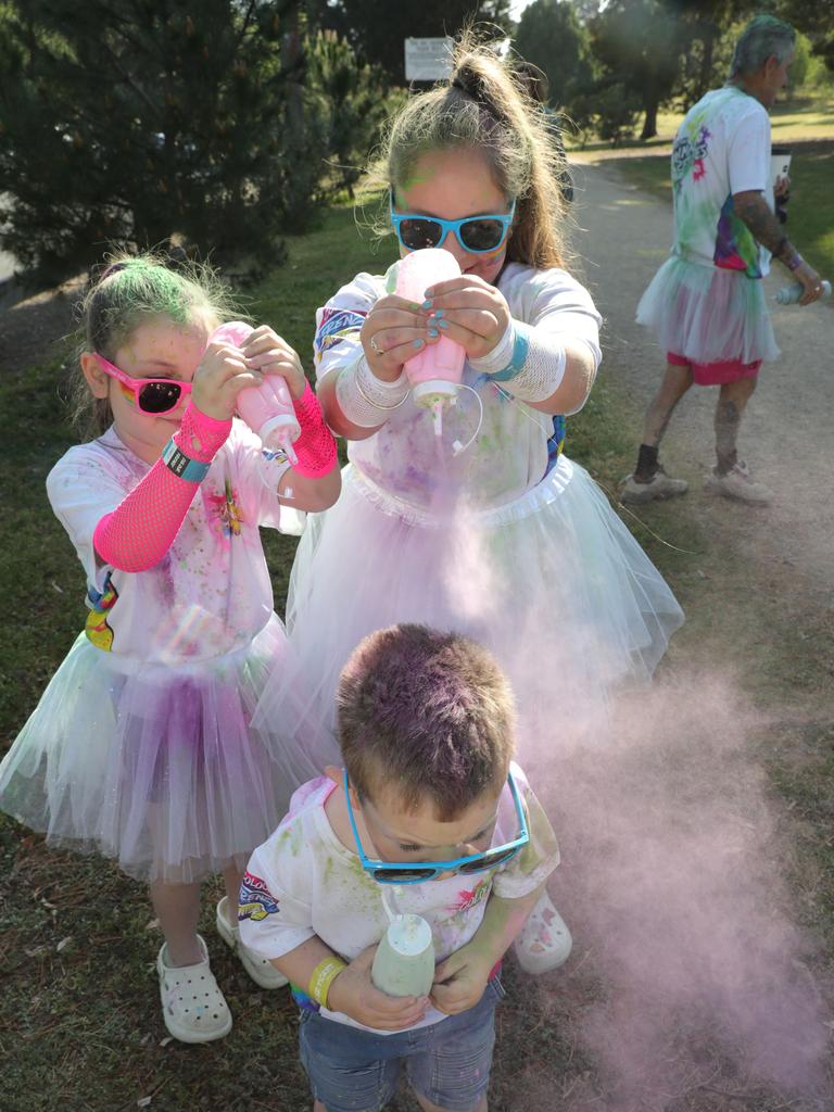 Geelong Colour Frenzy photos: Eastern Park fun run gallery | Geelong ...