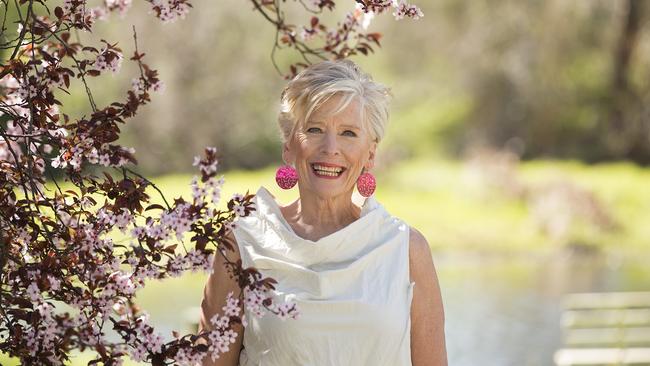 Maggie Beer said she is “learning to be a different kind of person” after surviving her terrifying fall. Picture: Artemis Media