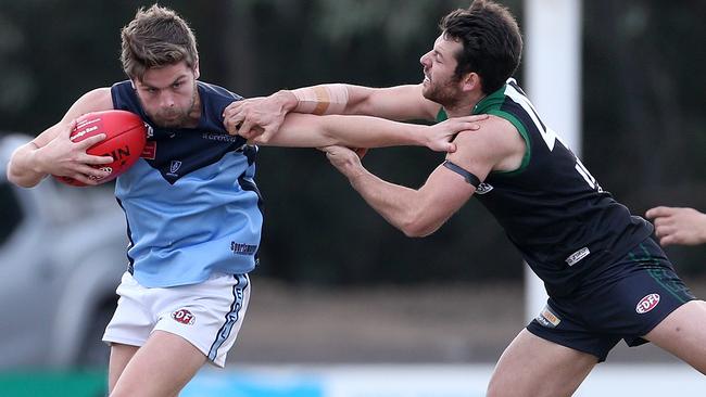 Premier Division clubs Aberfeldie and Greenvale lock horns this season. Picture: Hamish Blair