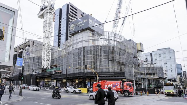 Projects like the Capitol Grand, pictured here in July 2018, are helping boost the area once again. Picture: Wayne Taylor