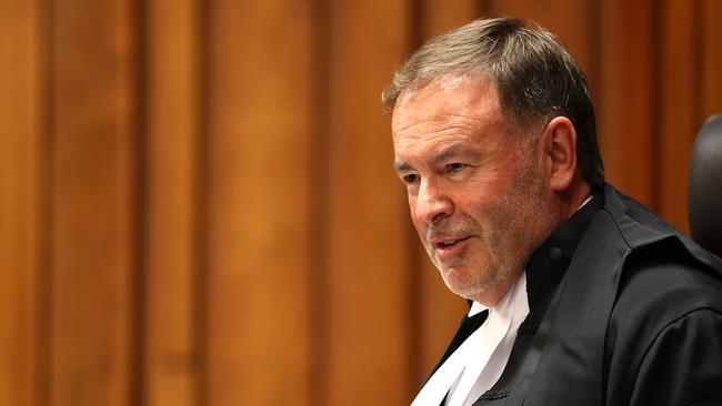 Supreme Court Judge Gregory Geason swearing in ceremony in the Supreme Court in Hobart. Picture: SAM ROSEWARNE.