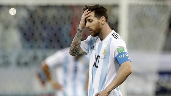 Lionel Messi and Argentina are facing being bundled out of the World Cup in the group stages after a 3-0 loss to Croatia.