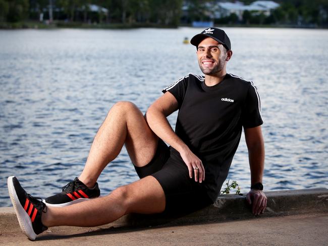 Anthony Nieuwenburg from Forest Lake, men are more likely to show off their revenge bodies to their ex this Valentines Day. Anthony lost 50kg after a break up from a relationship that revolved around eating at restaurants, Wednesday February 8th 2021 - Photo Steve Pohlner