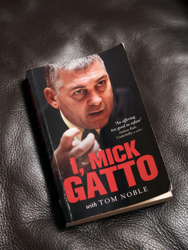 Steve Bastoni is working on a project based on Mick Gatto’s life. Picture: Eugene Hyland