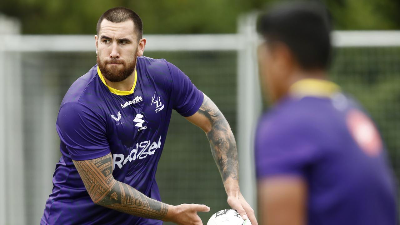 Nelson Asofa-Solomona is hesitant about getting the Covid vaccine. Picture: Darrian Traynor/Getty Images