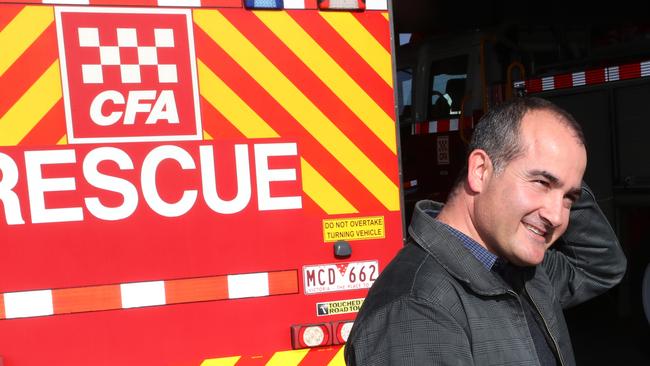 The Emergency Services Minister, James Merlino replaced Jane Garrett. Picture: Alex Coppel