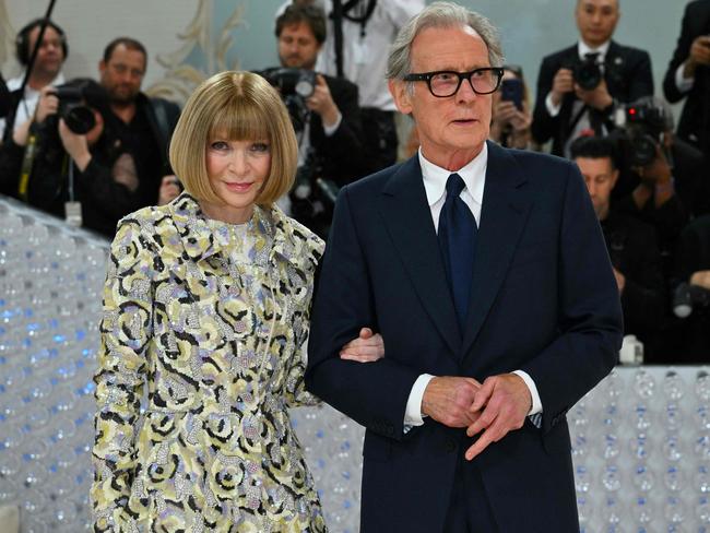 This is the first time the couple walked the red carpet together. Picture: Angela Weiss/AFP