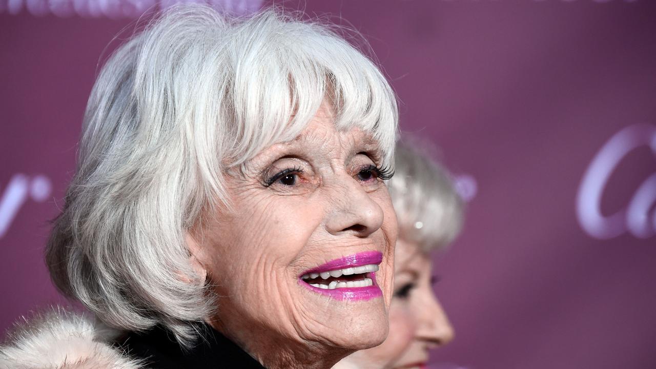 Broadway icon Carol Channing, who starred in hit musicals including Hello, Dolly! and Gentlemen Prefer Blondes, died aged 97. Picture: Frazer Harrison/Getty Images/AFP