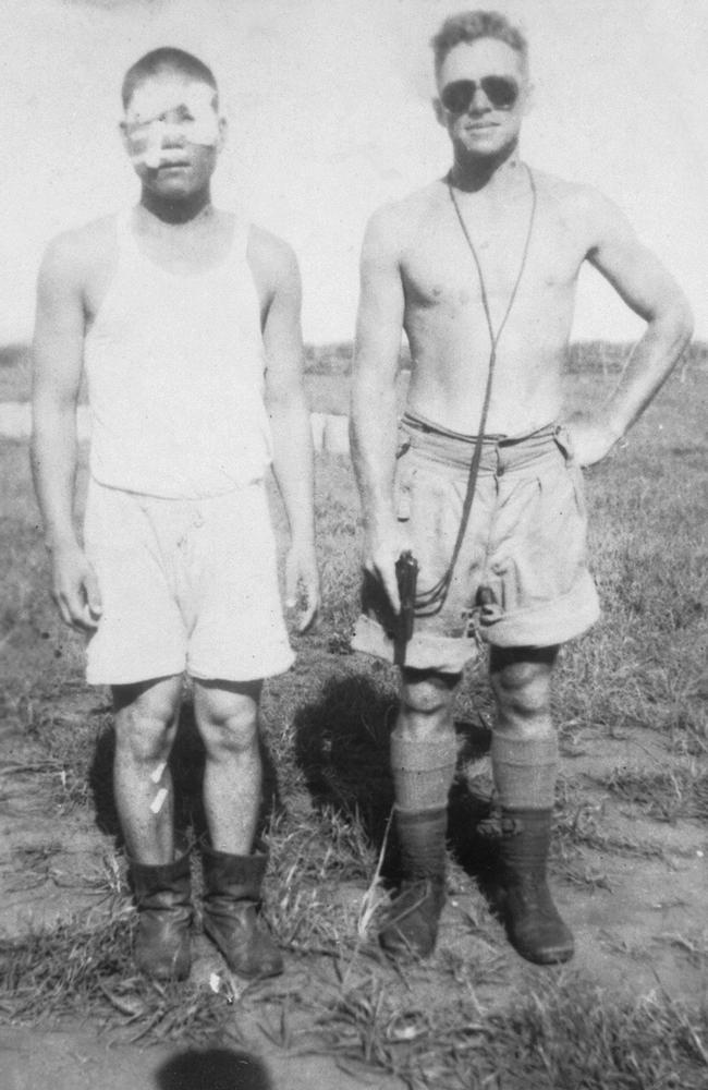 Fascination to fiction … Japanese WWII pilot Hajime Toyoshima shortly after his capture.