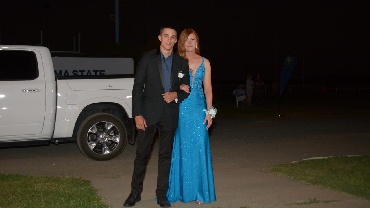 Roma State College formal 2024. Olivia Neilson and Beau Collier.