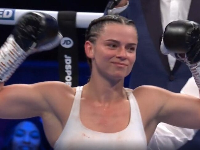 Skye Nicolson is perfect to start her career. Photo: Fox Sports