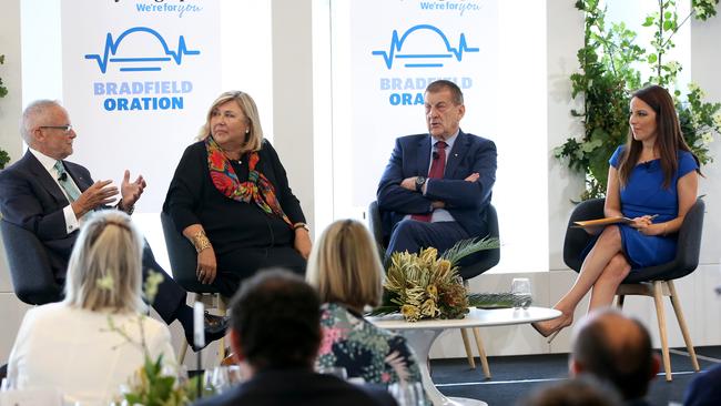 Bradfield Board chair, Tony Shepherd, Australian Museum CEO Kim McKay and former Victorian premier Jeff Kennett discuss the future of sydney with panel host Sharri Markson.