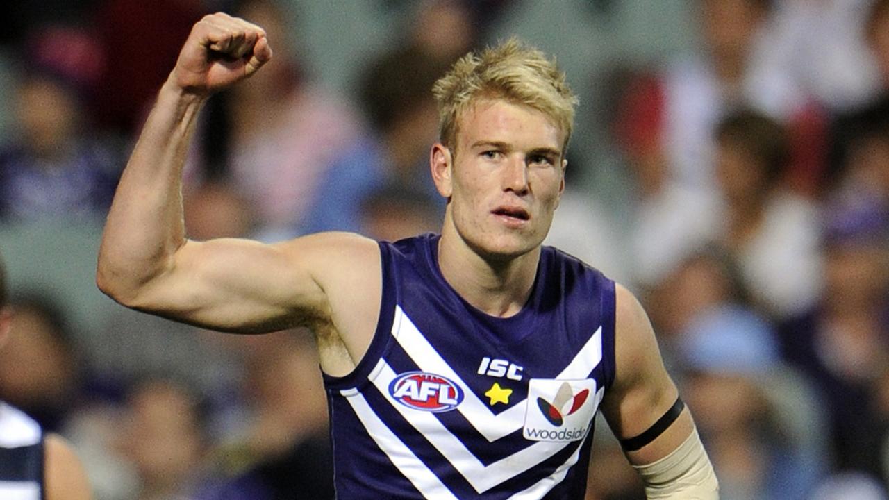 Josh Mellington played six games for Fremantle from 2011 to 2013.