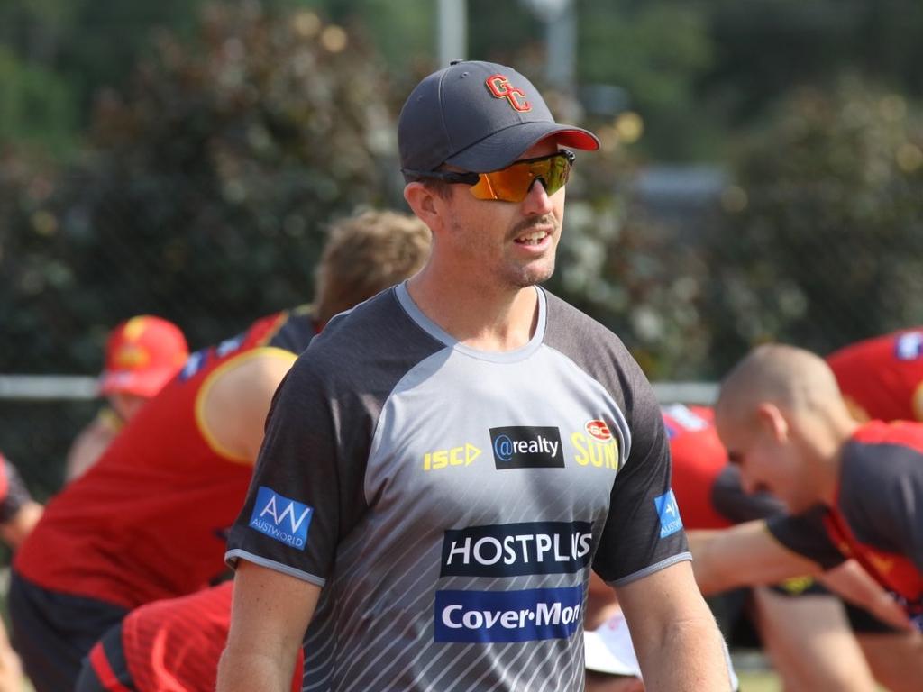 Gold Coast Suns high performance manager Alex Rigby. Picture: Supplied.