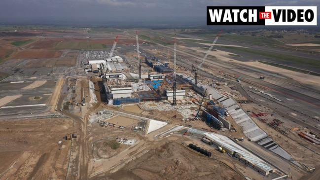 Western Sydney Airport construction