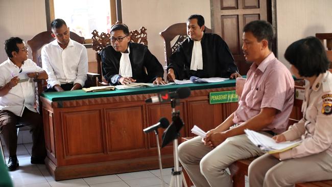 The court heard evidence from two doctors who treated the pair in Bali. Picture: Lukman S.Bintoro