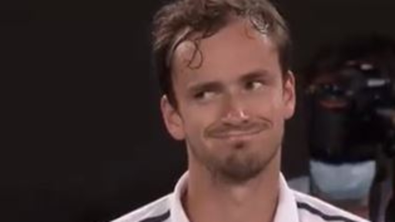 Daniil Medvedev, king of the side-eye.