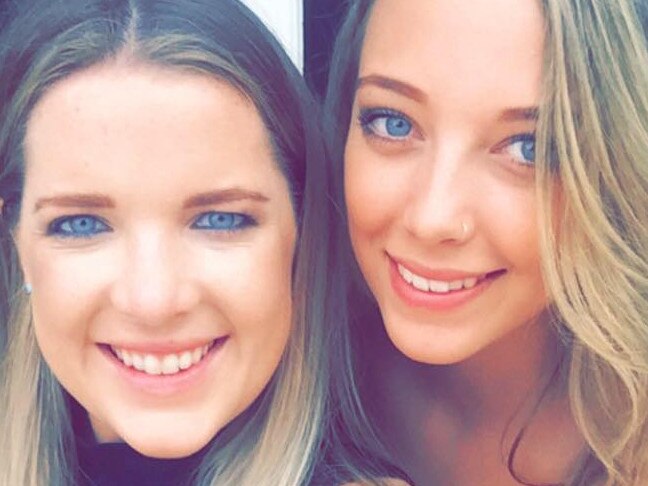 Tahnee Pitman and her friend Sharnee Pannell were swimming nearby when a woman was crushed by a humpback whale.
