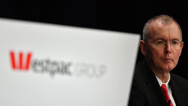 Westpac board director Peter Marriott at the Westpac Annual General Meeting.Picture: AAP