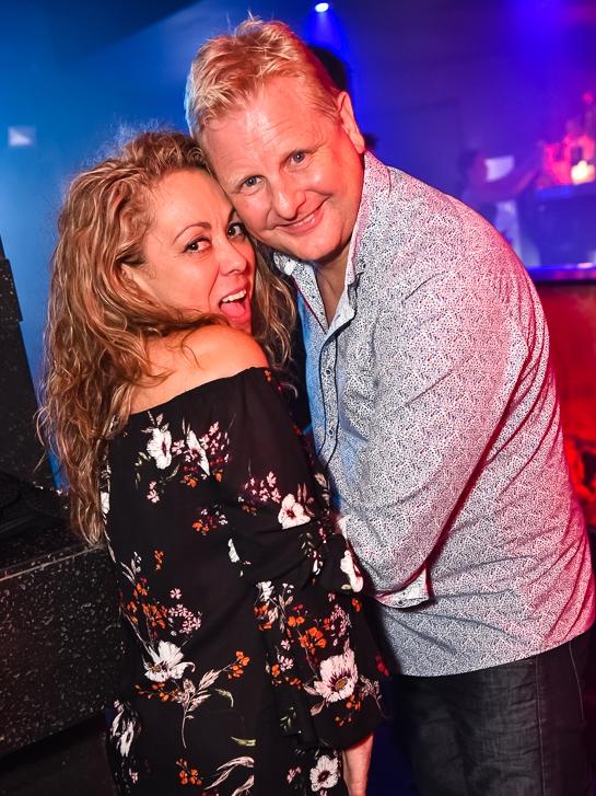 Jacqueline and Lee Finniear at Shooters in 2019.