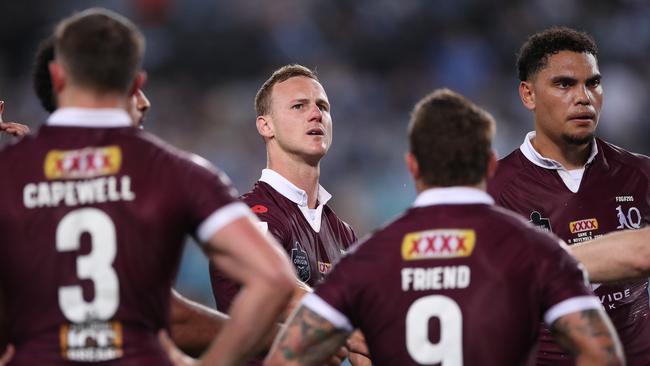 Daly Cherry-Evans leads the weakest Maroons team Dean Ritchie has seen. Picture: Mark Kolbe/Getty Images