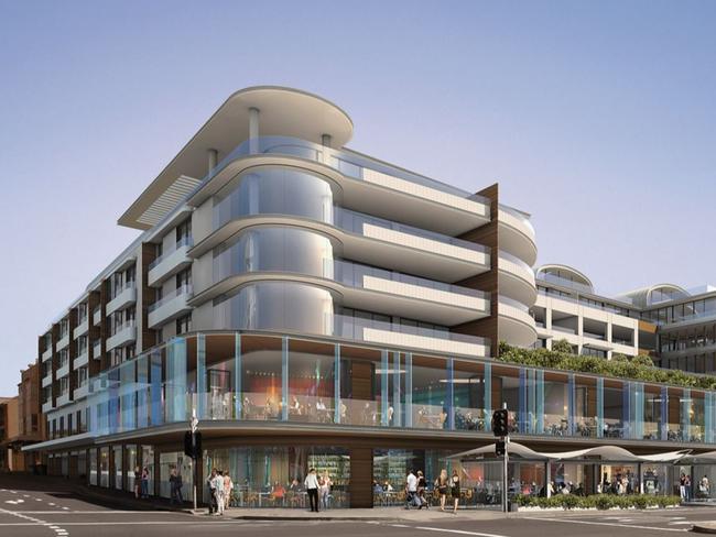 The Pacific development in Bondi where Burgess and Hooke have just moved in.