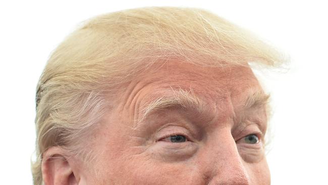 Donald Trump hair is discussed in Michael Wolff’s new book.  Picture:  Getty