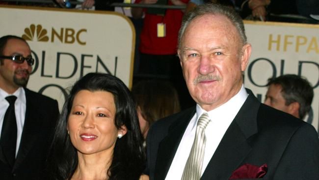 Gene Hackman & wife Betsy Arakawa during The 60th Annual Golden Globe Awards - Arrivals at The Beverly Hilton Hotel in Beverly Hills, California, United States. (Photo by Jeffrey Mayer/WireImage)