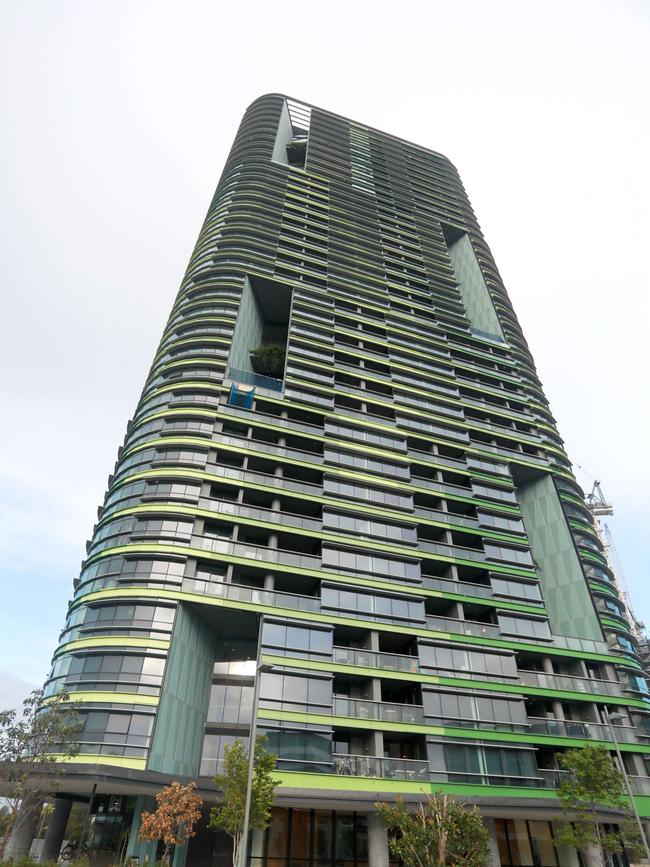 Opal Tower was the first building to experience big issues. Picture: Angelo Velardo